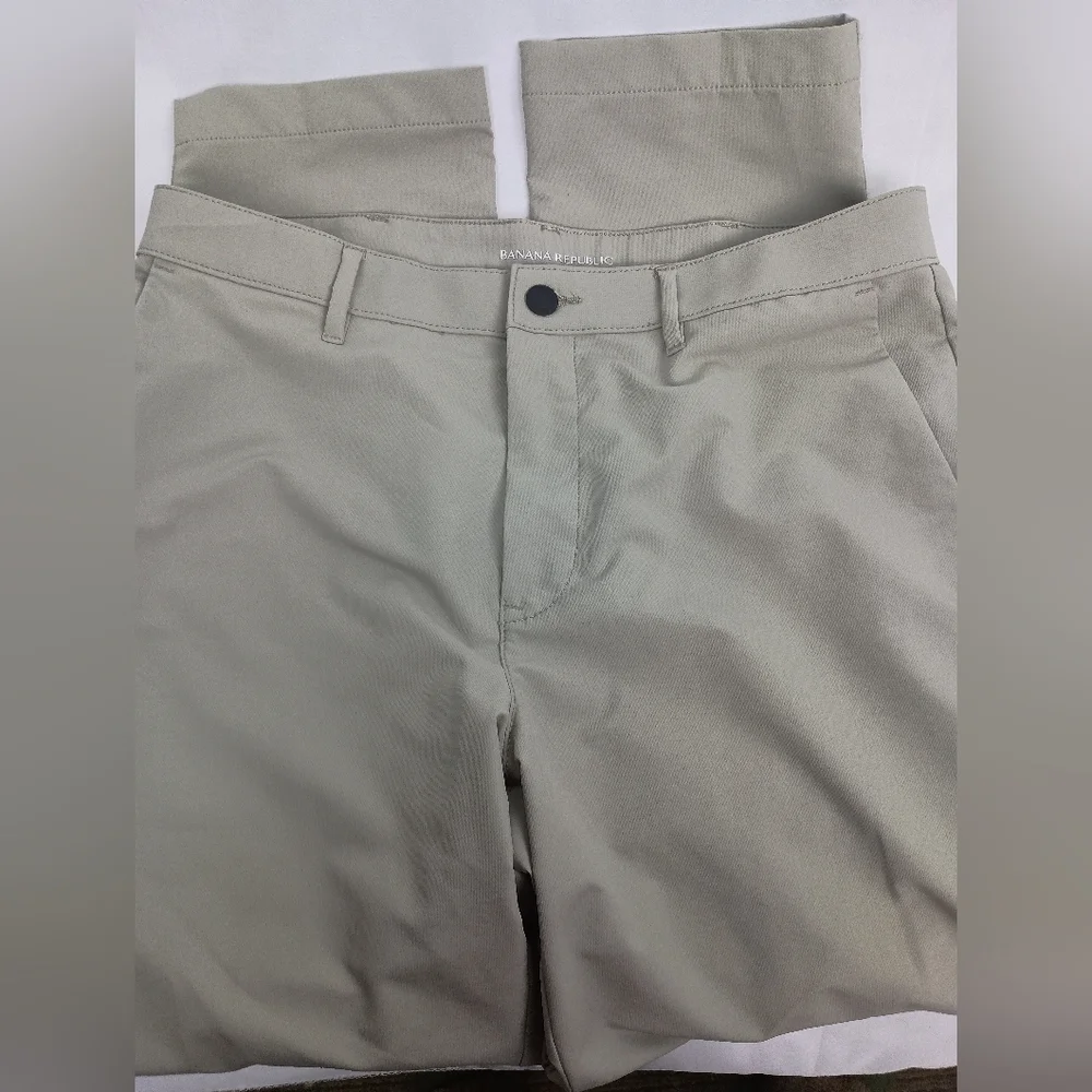Mens BANANA REPUBLIC Office Siren‎ Tan Brown Work Business Chino Pants (#229)